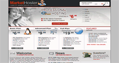 Desktop Screenshot of markethoster.com