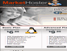 Tablet Screenshot of markethoster.com